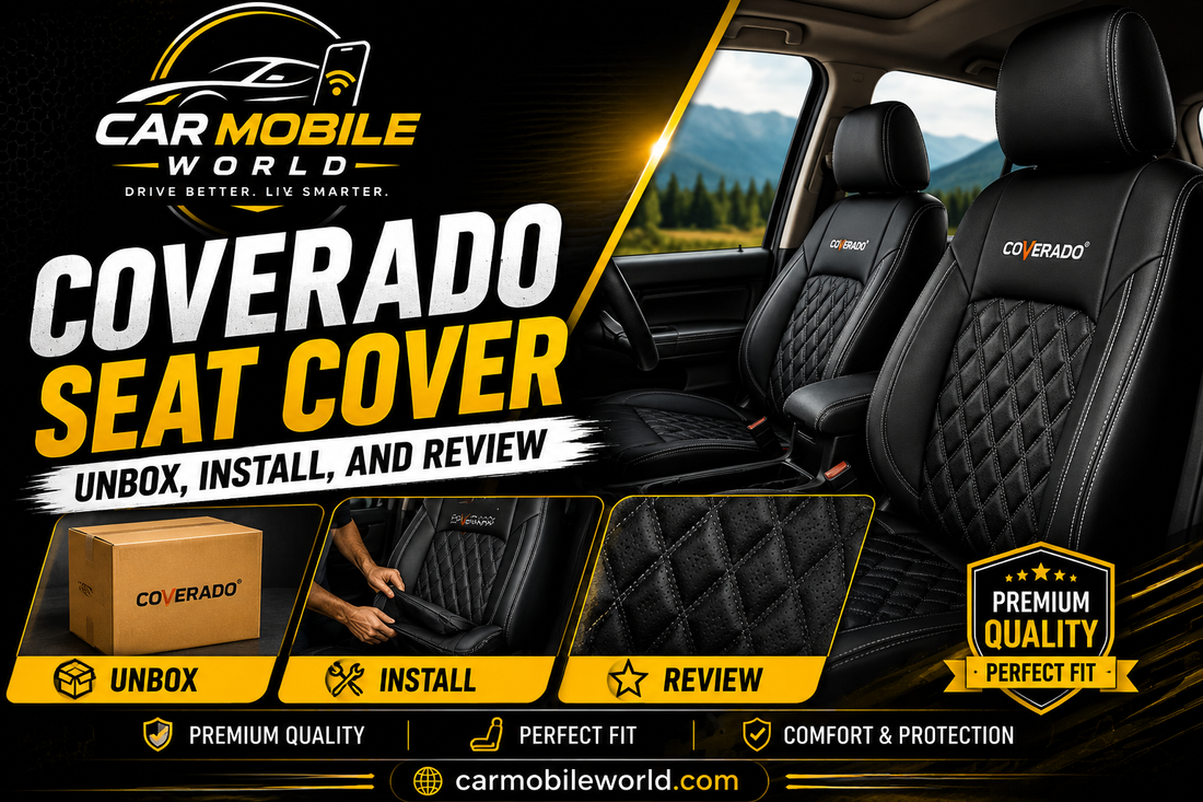 Coverado Seat Cover: Unbox, Install, and Review Car Mobile World