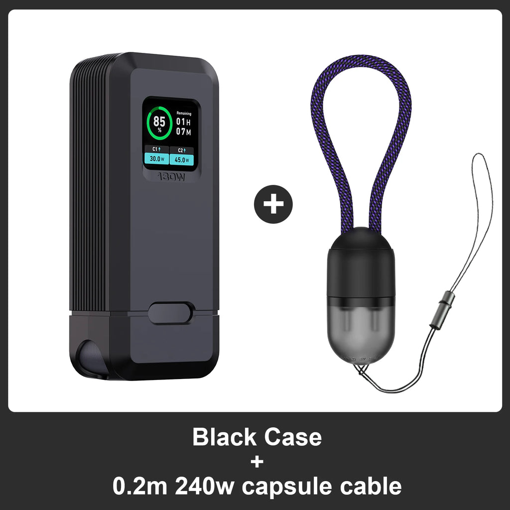 Silicone Case for Anker Prime 12,000 mAh 130W Power Bank TF/SIM card PIN storage Carrying Travel Case Storage Bag Accessories