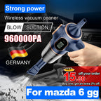 Car Vacuum Cleaner Wireless Handheld Mini Super Strong Suction Ultra-long-life Battery Portable Vacuum Cleaning For Mazda 6 GG