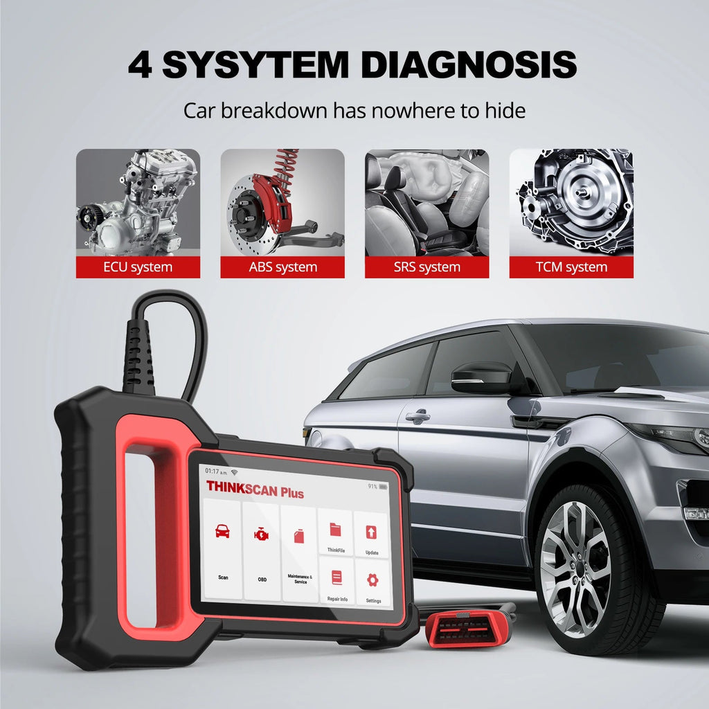 THINKCAR Thinkscan Plus S5 /S4/S6 /S7OBD2 Diagnostic Tool Car System Diagnosis Auto Code Reader Scanner Free Update Car Mobile World