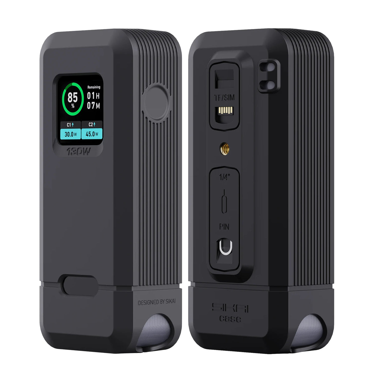 Silicone Case for Anker Prime 12,000 mAh 130W Power Bank TF/SIM card PIN storage Carrying Travel Case Storage Bag Accessories