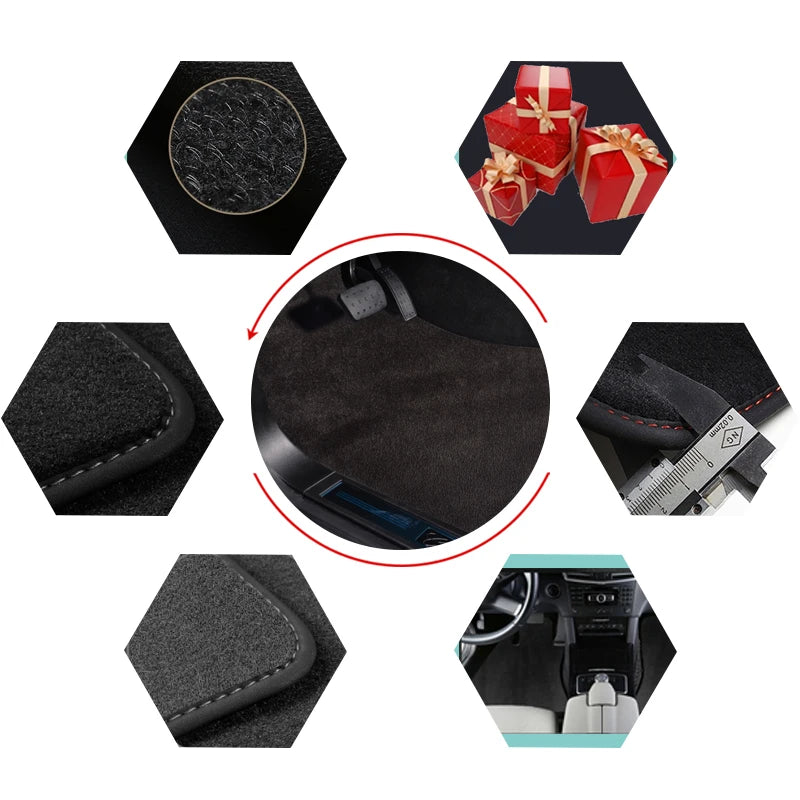 Car Floor Mats For Subaru WRX 2015 2016 2017 2018 2019 2020 2021 VA Carpets Cover Rugs Interior Parts Foot Pads Auto Accessories