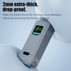 Silicone Case for Anker Prime 12,000 mAh 130W Power Bank TF/SIM card PIN storage Carrying Travel Case Storage Bag Accessories