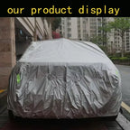 Waterproof Car Cover For Fiat Panda Auto Outdoor Anti-UV Sun Shade Rain Snow Scratch Resistant Cover