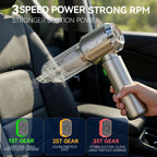 SZUK New 18000Pa Car Vacuum Cleaner Wireless Handheld Cleaner Mini Cleaning Machine Strong Powerful Portable Vacuum Cleaner Car CM World
