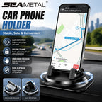 SEAMETAL Universal 360° Rotatable Car Phone Holder Anti-Slip Dashboard Phone Mount Non-Slip GPS Holder Stand for All Smartphones