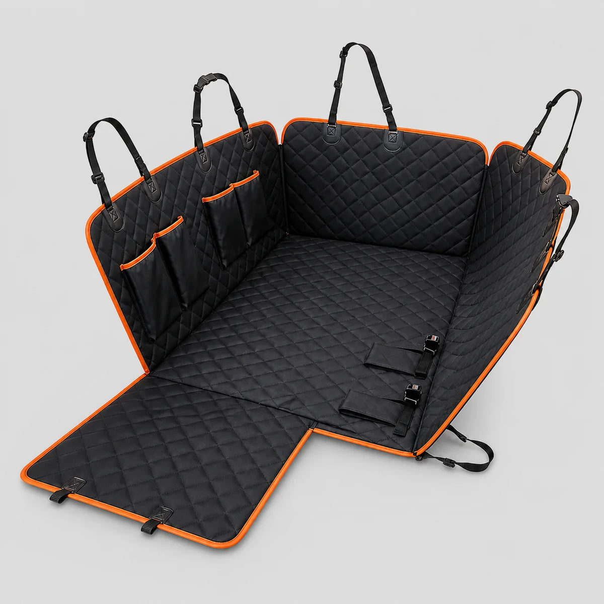 Waterproof Dog Car Seat Cover Scratch-Proof Diamond Quilted Dog Car Seat Cover for Back Seat Trucks SUVs Must Have 2026