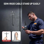 Ralcam 360° Articulating Borescope 4.3 Inch Endoscope 1080P 6.2mm Full HD Endoscope Camera with 6 LED for Industrial Inspection