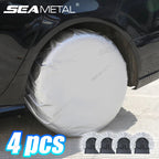 SEAMETAL Full Wrapped Car Wheel Tire Cover 29-32in Tyre Protection Cover Spare Tire Storage Bag Universal for RV/Sedan/Truck/Suv CM World