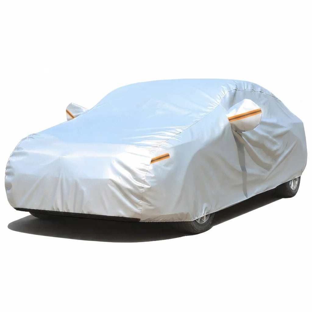 Kayme Outdoor Car Cover Waterproof All-Weather Full Vehicle Protection UV Sun Dust Wind Resistant for Sedan/SUV Car Accessories Car Mobile World