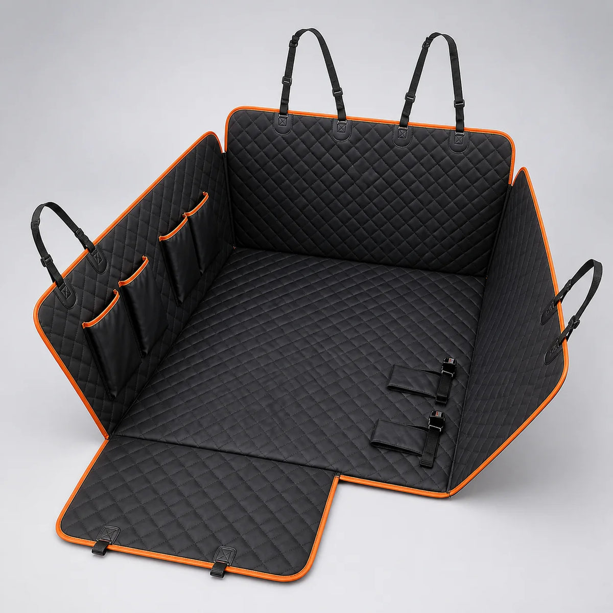 Waterproof Dog Car Seat Cover Scratch-Proof Diamond Quilted Dog Car Seat Cover for Back Seat Trucks SUVs Must Have 2026