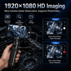 3.9mm 6.2mm 8.5mm 360° Articulating Borescope 1080P HD Steering Endoscope Camera For iPhone iOS Android Car Pipe Inspection