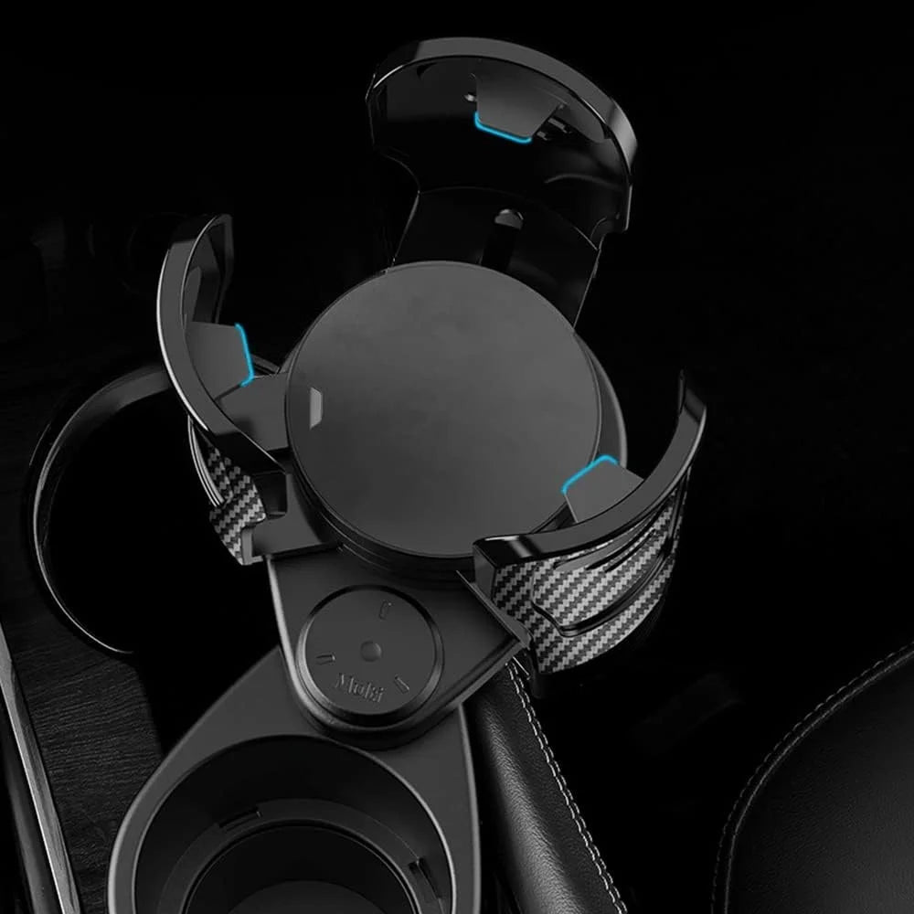 Car Cup Holder Extension Adapter Multi-Functional Cup Holder Upgraded Base More Stable and Less Prone to Spills CM World
