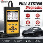 Car OBD2 Scanner for Porsche Full System Diagnostic With Multi Resets Services Battery Test Automotive Scanner Lifetime Update Car Mobile World