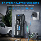 7000A Car Jump Starter Power Bank with Air Compressor 160 PSI 12V Car Starting Device 24000Mah Battery Jump Start for Car Booste