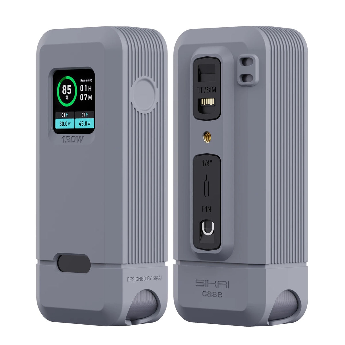 Silicone Case for Anker Prime 12,000 mAh 130W Power Bank TF/SIM card PIN storage Carrying Travel Case Storage Bag Accessories