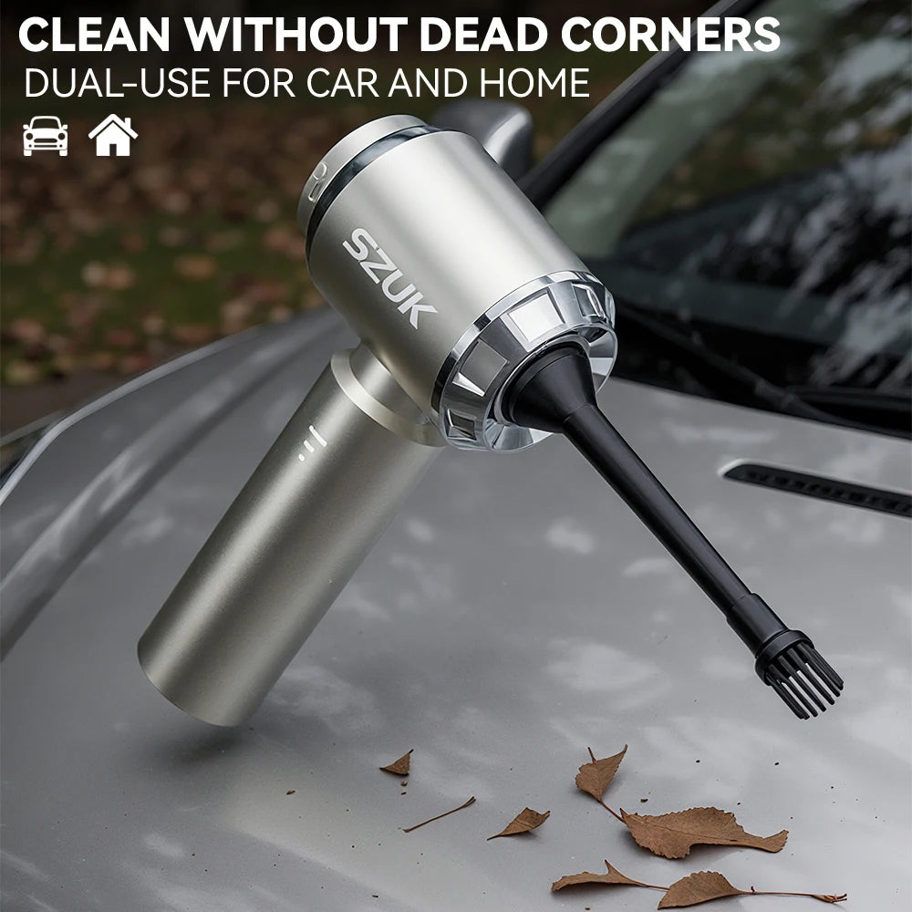 SZUK New 18000Pa Car Vacuum Cleaner Wireless Handheld Cleaner Mini Cleaning Machine Strong Powerful Portable Vacuum Cleaner Car CM World