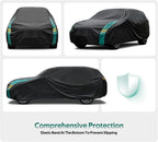 Waterproof UV Car Cover 190T Outdoor Sun Dust Night protection with reflective strips Cover Fit for Telsa Kayme Car Accessories Car Mobile World