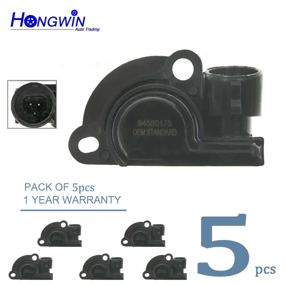 94580175 TPS Sensor Throttle Position Sensor & Plug For Chevrolet Aveo 1.6L Daewoo Lanos 1.6L Nubira 2.0L Laganza 2.2L 1999-2005