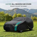 Waterproof UV Car Cover 190T Outdoor Sun Dust Night protection with reflective strips Cover Fit for Telsa Kayme Car Accessories Car Mobile World