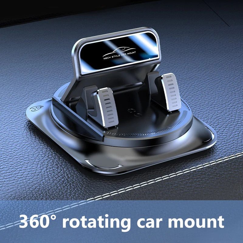 SEAMETAL Universal 360° Rotatable Car Phone Holder Anti-Slip Dashboard Phone Mount Non-Slip GPS Holder Stand for All Smartphones