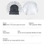 SEAMETAL Full Wrapped Car Wheel Tire Cover 29-32in Tyre Protection Cover Spare Tire Storage Bag Universal for RV/Sedan/Truck/Suv CM World