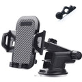 Car Phone Holder Mount Air Vent Phone Stand 2‑in‑1 Suction Cup Dashboard & Air Vent Car Phone Mount Telescopic Smartphone Holder