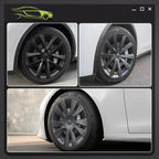 4PCS Design For TESLA Model 3 2017-2023 18 Inch Arachnid Style Wheel Cover Hubcaps Cap Only For Model 3 Wheel Cover Accessories