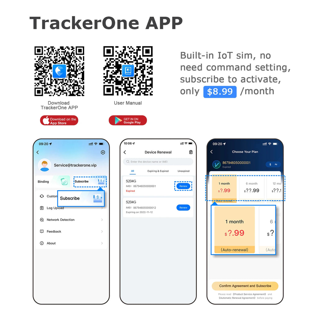 4G GPS Tracker Real-Time Car Locator Overtaking Alarm Route Playback Subscription Required CM World