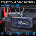 4000A Car Portable 12V Jump Starter Power Bank 12V Auto Battery Charger Booster Starting Device