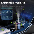 Car Diffuser Fragrance Smart Aroma Air Aromatherapy Humidifier Freshener Rechargeable Interior Accessories Perfume Oil Mounted CM World