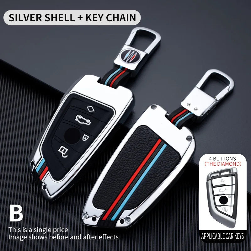 Car Key Case Cover for BMW X1 X3 X4 X5 F15 X6 F16 G30 7 Series G11 F48 F39 520 525 f30 118i 218i 320i Car Interior Accessories CM World