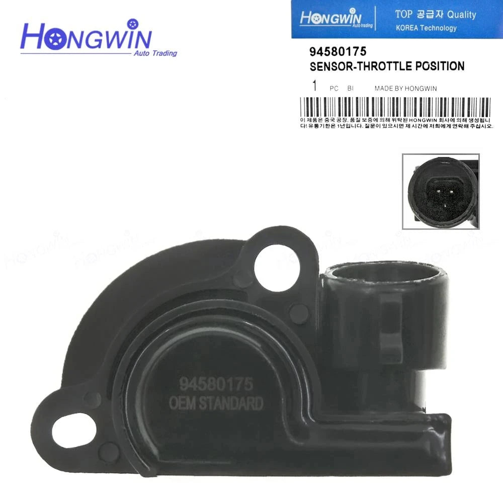 94580175 TPS Sensor Throttle Position Sensor & Plug For Chevrolet Aveo 1.6L Daewoo Lanos 1.6L Nubira 2.0L Laganza 2.2L 1999-2005