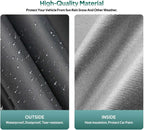 Waterproof UV Car Cover 190T Outdoor Sun Dust Night protection with reflective strips Cover Fit for Telsa Kayme Car Accessories Car Mobile World