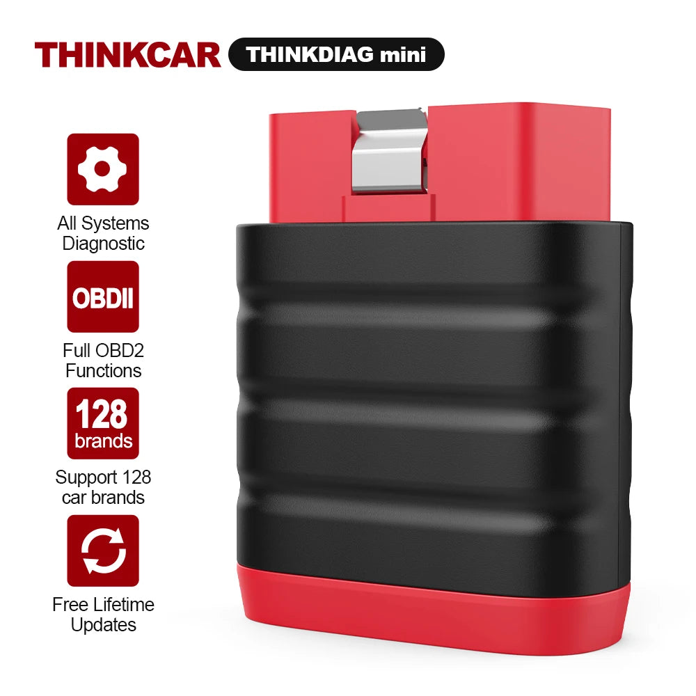 THINKCAR Thinkdiag MINI OBD2 scanner full system bluetooth  Automotive diagnostic tool OBD code reader scan Lifetime Free Update CM World