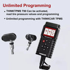 NEW V2.04 ThinkCar THINKTPMS TP T90 TPMS Programmer  315MHz 433MHz 2in1 Car Tire Pressure Diagnose Tool TPMS Sensor Service Tool CM World