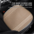 SEAMETAL Breathable Car Seat Cover Ice Silk Cooling Seat Cushion Anti Scratch Auto Chair Protector Universal for 5-Seat Car
