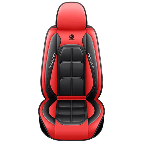 1pc All-inclusive seat cover full leather car seat cushion single seat main and passenger seat cover four seasons universal CM World