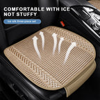 SEAMETAL Breathable Car Seat Cover Ice Silk Cooling Seat Cushion Anti Scratch Auto Chair Protector Universal for 5-Seat Car