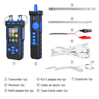 NOYAFA NF-8508 Network Cable Tester LCD Digital Rechargeable Network Line Finder Wire Tracker PoE Checker Optical Wire Meter CM World