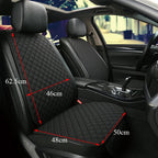 Universal Car Seat Cover Protector Linen Front Rear Back Flax Summer Cushion Pad Mat Sedan Suv Pick-up Car Interior Accessories CM World