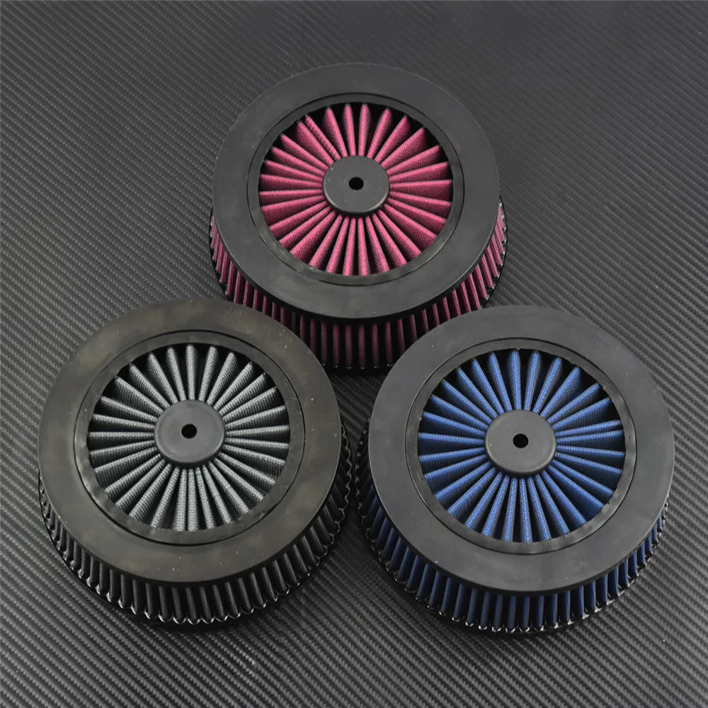 1PC Motorcycle CNC Replacement Air Cleaner Intake Filter System Inner Element For Harley Sportster XL Touring Softail Dyna FXDLS CM World