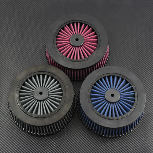 1PC Motorcycle CNC Replacement Air Cleaner Intake Filter System Inner Element For Harley Sportster XL Touring Softail Dyna FXDLS CM World