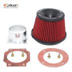 EPLUS Car Filters Air Intake System High Flow Filtre A Air Voiture Universal Connecting Base Red Green 3inch 76mm Automobiles CM World