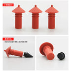 180Pcs Universal Mushroom Shaped Tubeless Tire Repair Insert Sockets Plugs Red Black 7mm 8mm Tire Repair Rubber Bullet for Car CM World