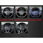 Car Steering Wheel Cover D Type PU Leather For Nissan X-trail Qashqai Rogue Sport Rogue 2017 2018 2019 2020 2021 Altima Versa