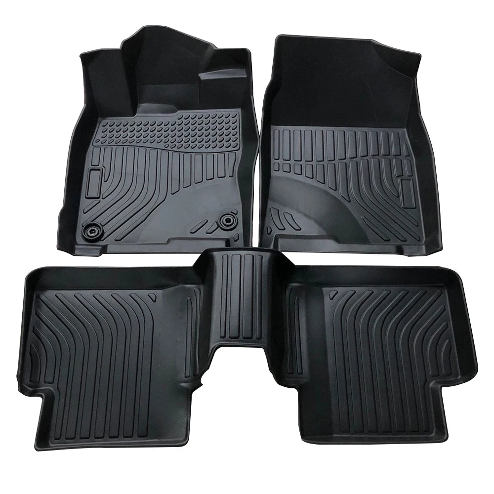 For Audi Q5L 2018-2024  Rubber Floor Mats Waterproof Non-Slip Fully Surrounded Car Accessories Car Rugs TPE Foot Pad