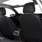 Universal Car Seat Cover Protector PU Leather Front & Rear Seat Back Cushion Pad Mat Backrest for Auto Interior Truck SUV Sedan