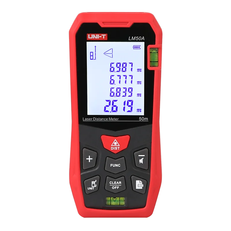 UNI-T Laser Rangefinder LM50A LM70A LM100A LM120A Laser Distance Meter Digital Range Finder Tape Measure CM World