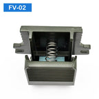 FV-02 2 Way 2 Position Foot Pneumatic Pedal Valve Tool Switch Air Valves With PC Connector 1/4BSP Threaded